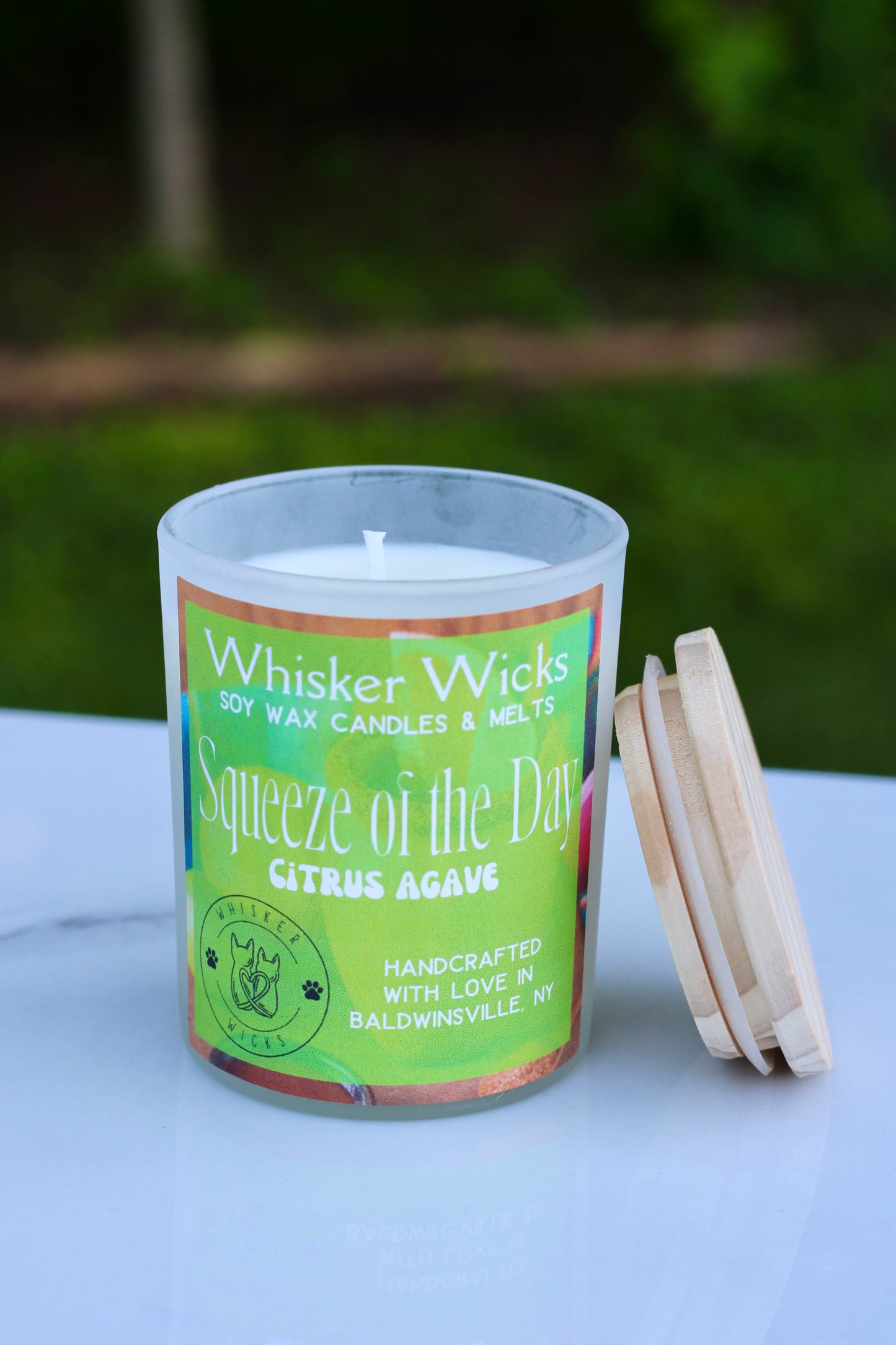 Whisker Wicks Summer Candles - Squeeze of the Day