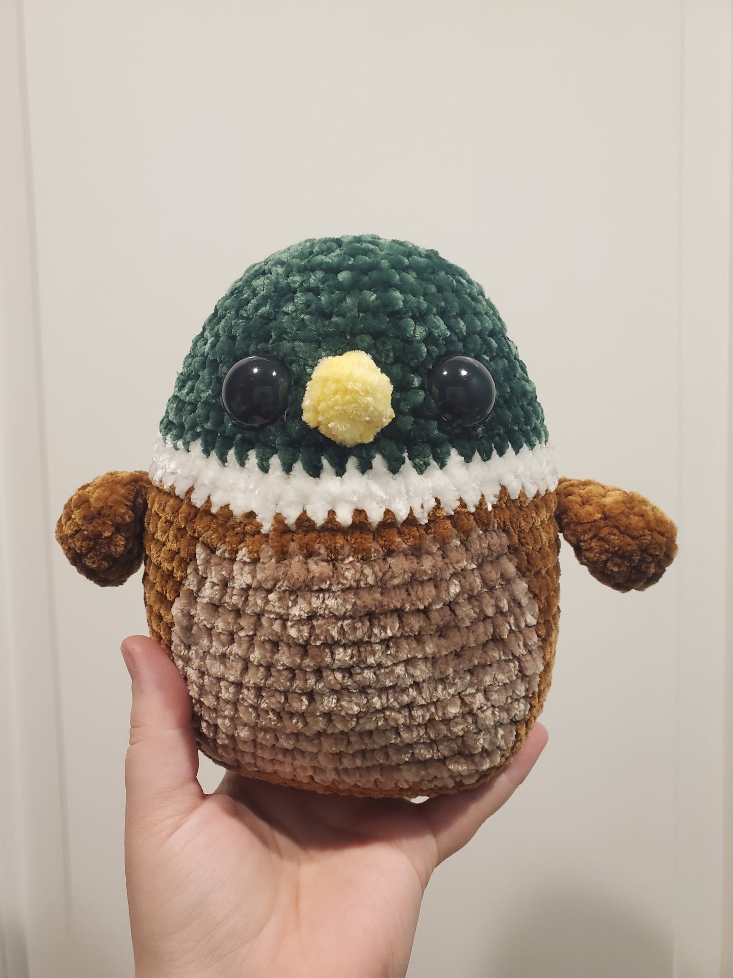 Crochet Mallard Duck Plushie