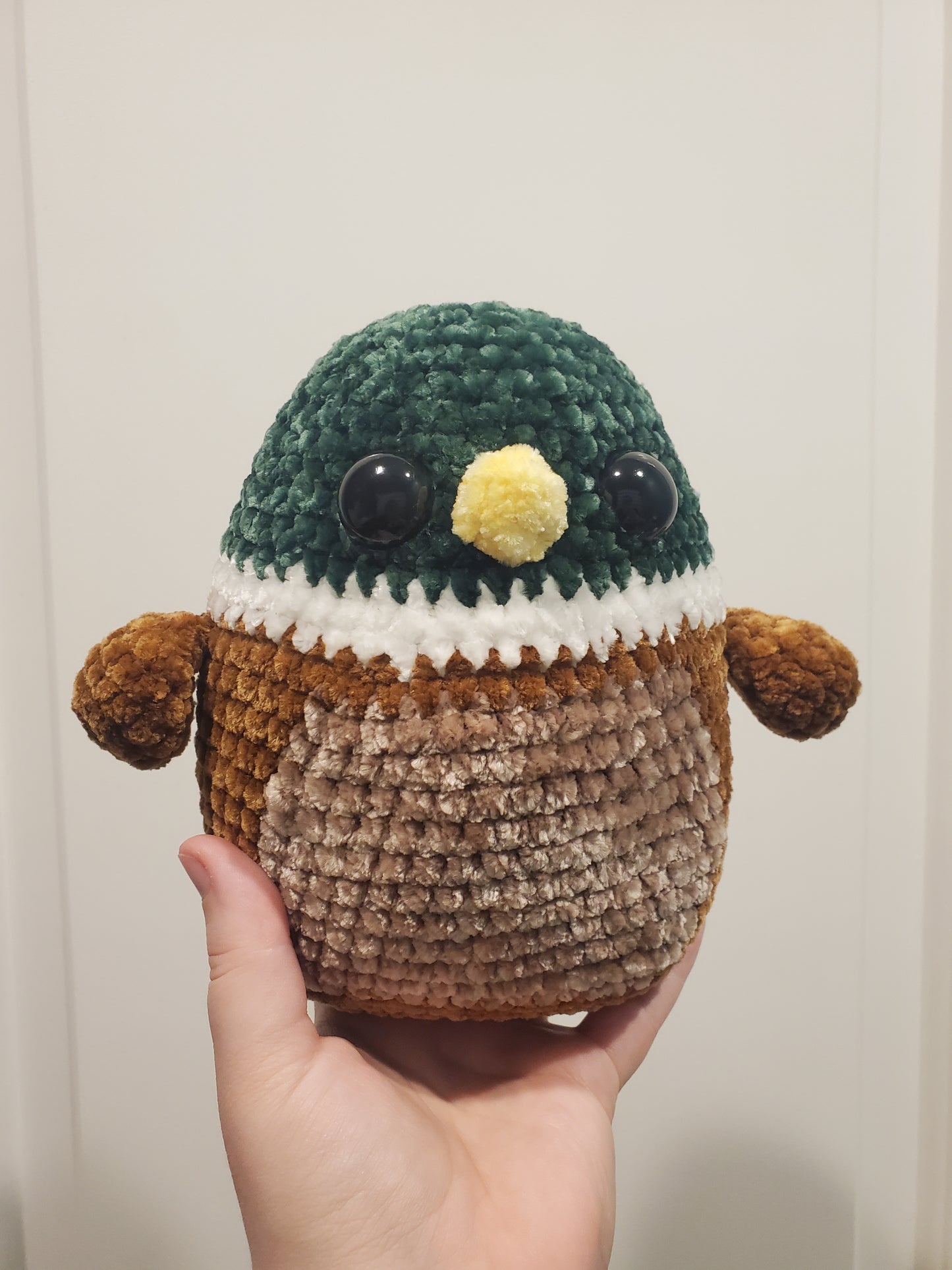 Crochet Mallard Duck Plushie