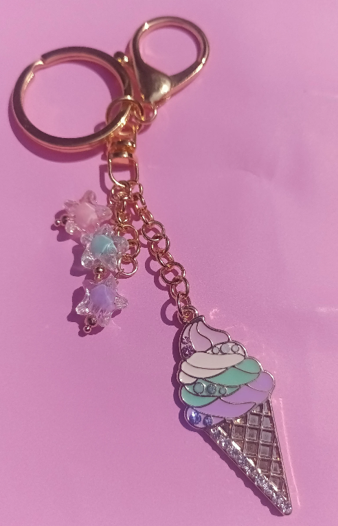 Ice Cream Keychain