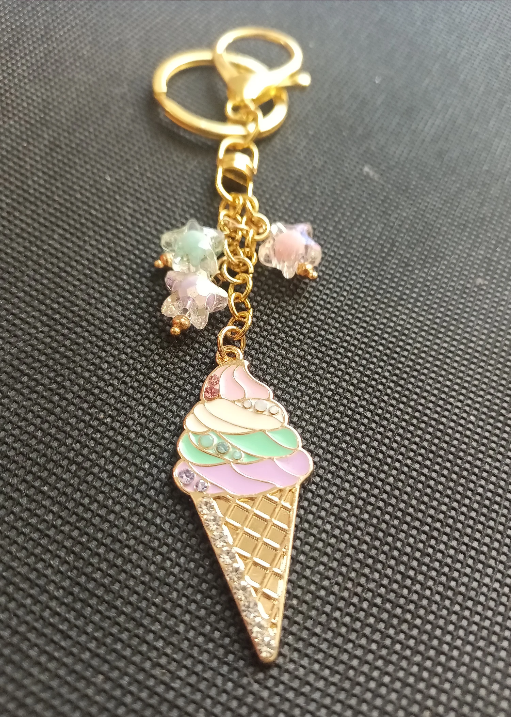 Ice Cream Keychain