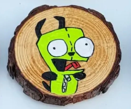 GIR Fan Magnet – Hand-Painted Wooden Magnet